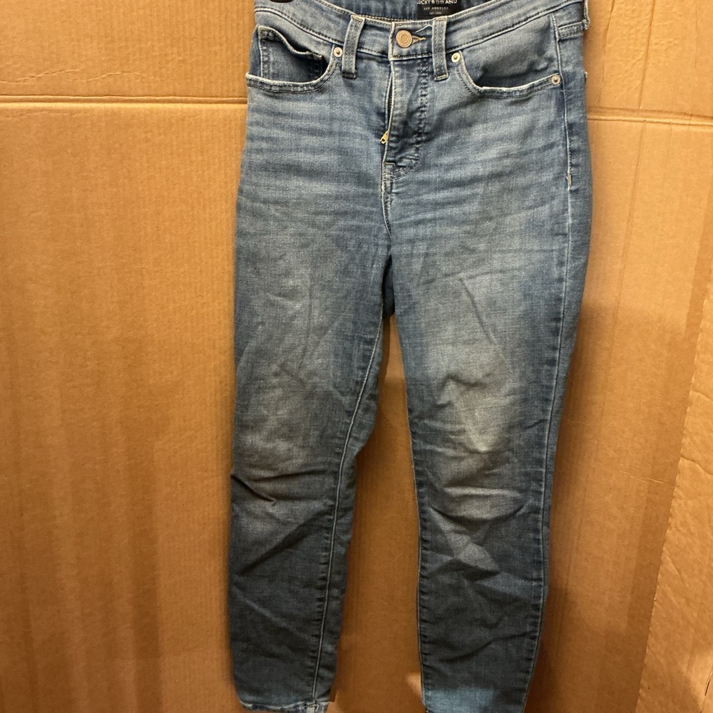 Lucky Brand Women's Faded Blue Skinny Jeans